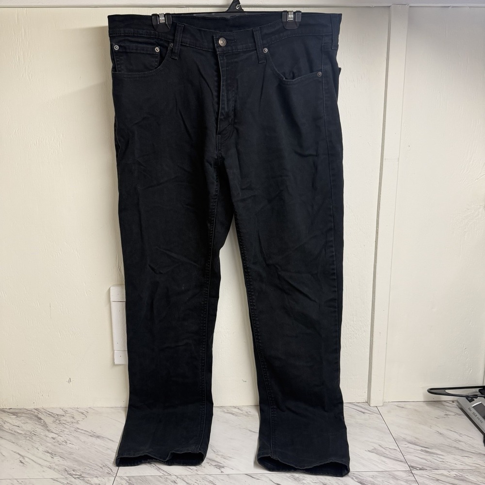 Levi's 541 Athletic Taper Jeans Mens 36x34 Black Denim Pants 18181-0019